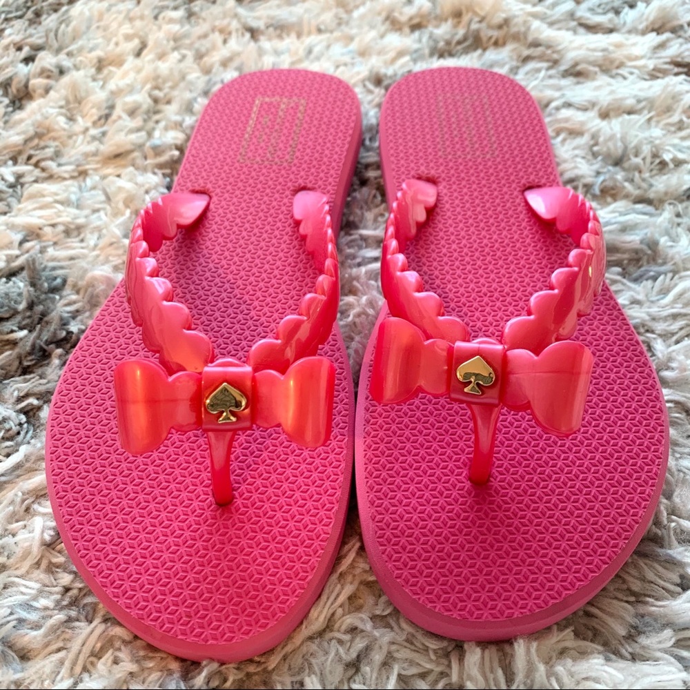 🆕 KATE SPADE l NWOT Pink Flip Flop 8 - Picture 3 of 10